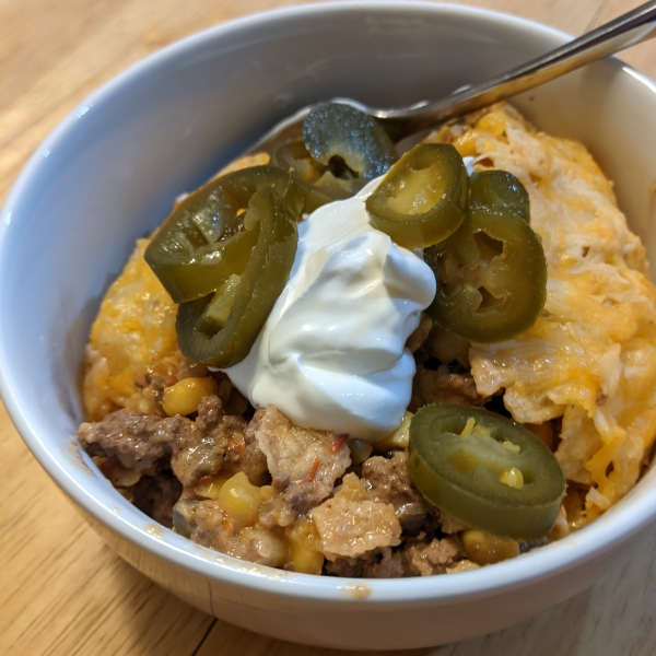 Beef Nacho Casserole