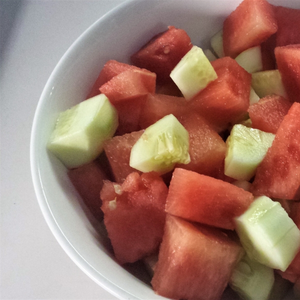 Cucumber-Watermelon Salad