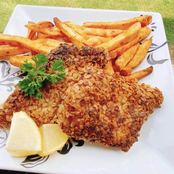 Oat Crusted Fish