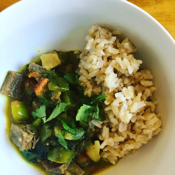 Beef and Spinach Curry