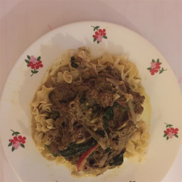 Beef and Spinach Curry