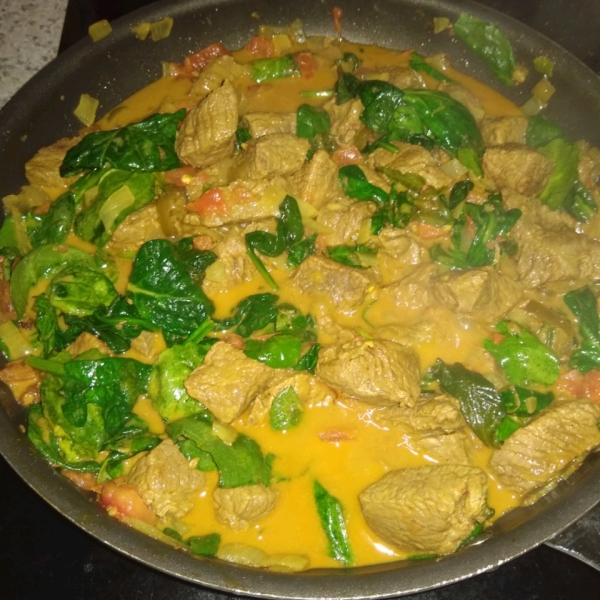 Beef and Spinach Curry