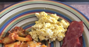 Italian Summer Squash Polenta Bake