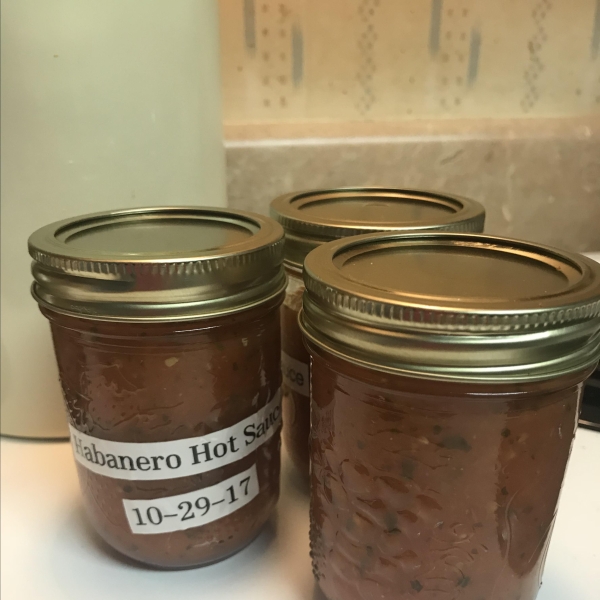 Homemade Habanero Hot Sauce