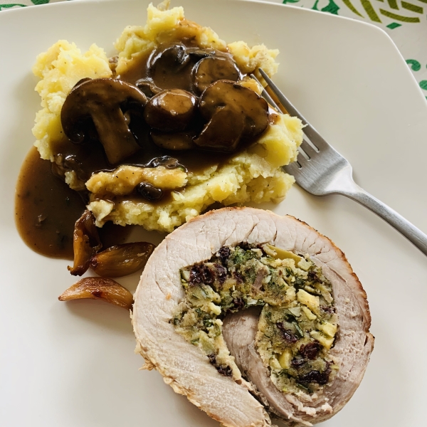 Stuffed and Rolled Pork Tenderloin