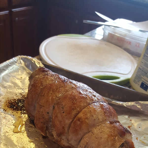 Stuffed and Rolled Pork Tenderloin