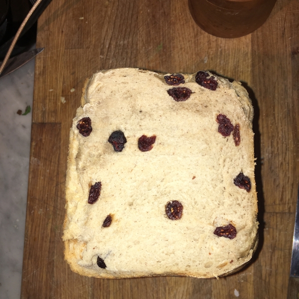 Cranberry Wheat Bread
