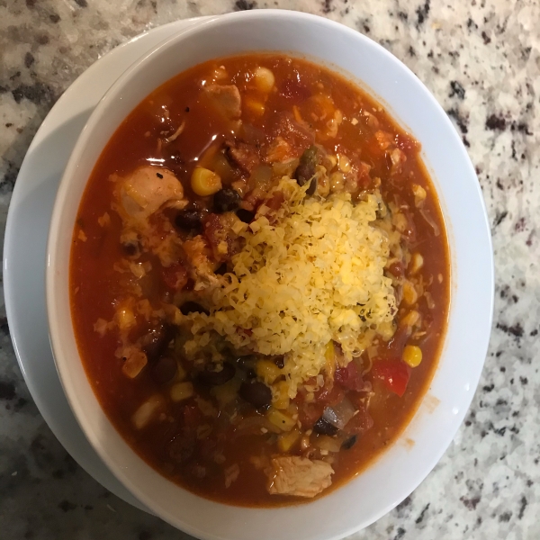 Spicy Chicken Tortilla Soup