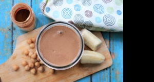 Chocolate-Banana Hummus Shake