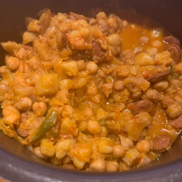 Chickpeas and Chorizo