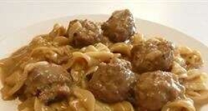 Swedish Meatballs with Noodles