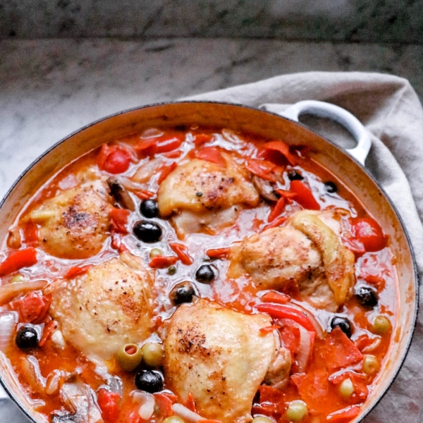 Caper Chicken Cacciatore