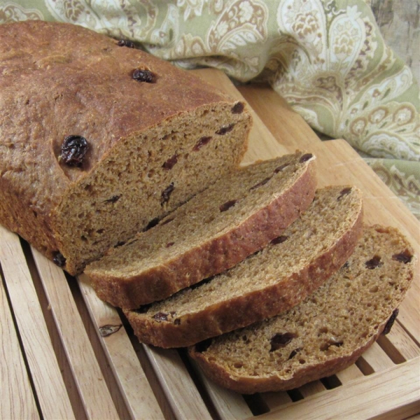 Oatmeal Raisin Molasses Bread