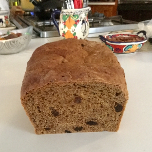 Oatmeal Raisin Molasses Bread