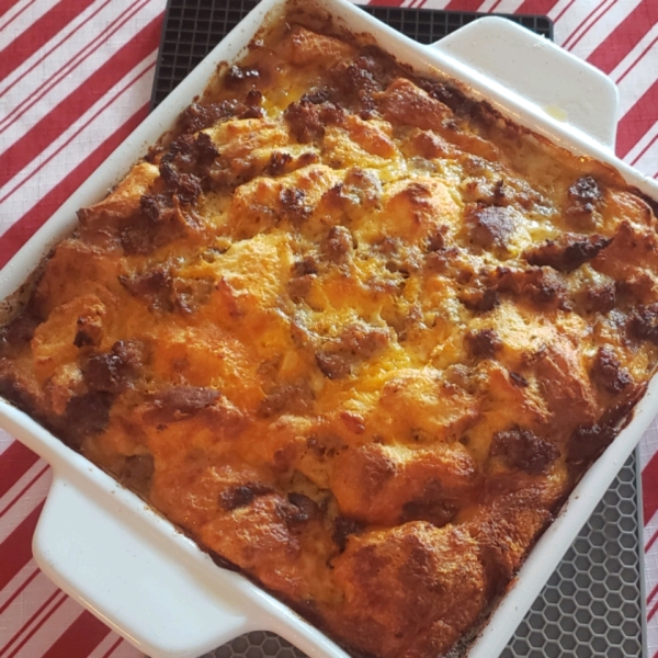 Christmas Breakfast Sausage Casserole