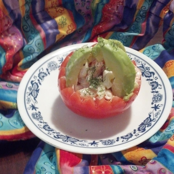 Shrimp Avocado Pasta Salad