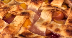 Raspberry-Peach Pie