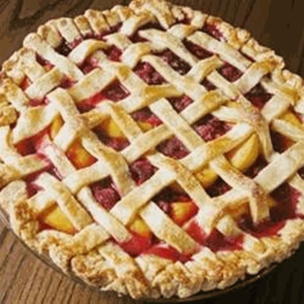 Raspberry-Peach Pie