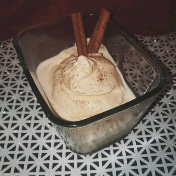 No-Cook Eggnog Ice Cream