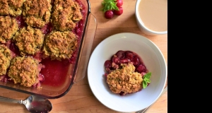 Cherry-Almond Breakfast Cobbler