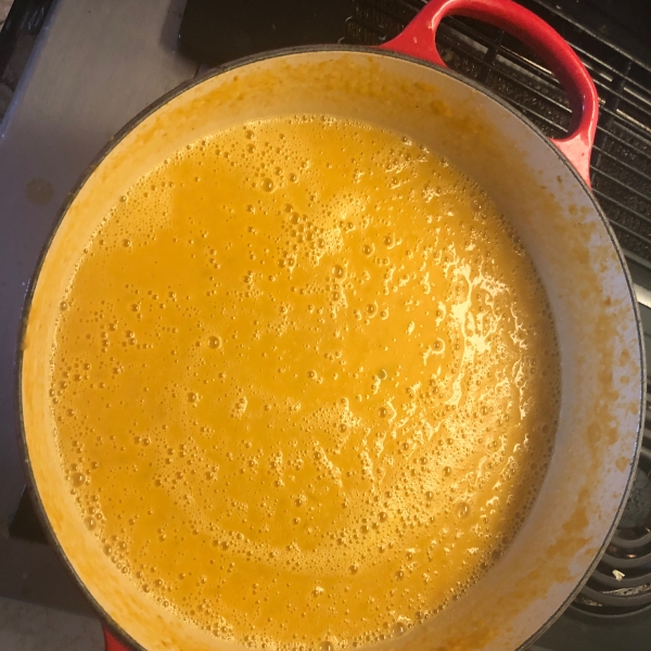 Winter Squash Soup with a Sweet Heat