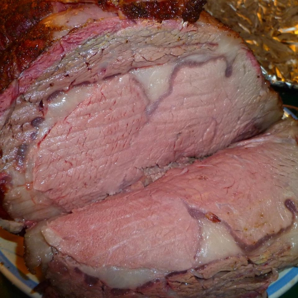 Maple-Smoked Prime Rib