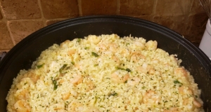 Garlic Shrimp and Asparagus Risotto