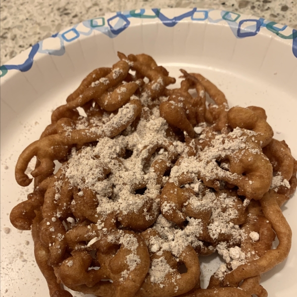 Apple Cinnamon Funnel Cakes