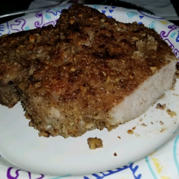 Steakhouse Pecan Pork Chops