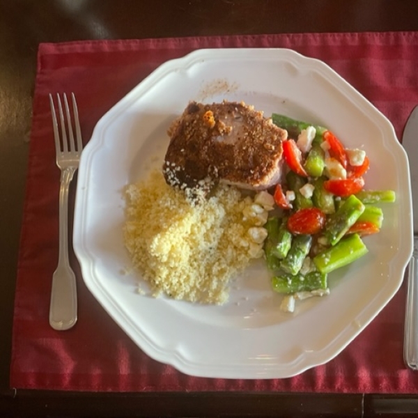 Steakhouse Pecan Pork Chops