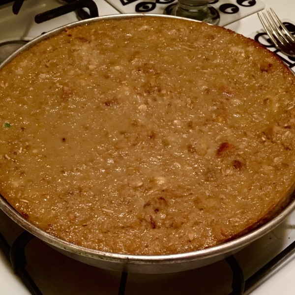 Banana Oat Bread Pudding