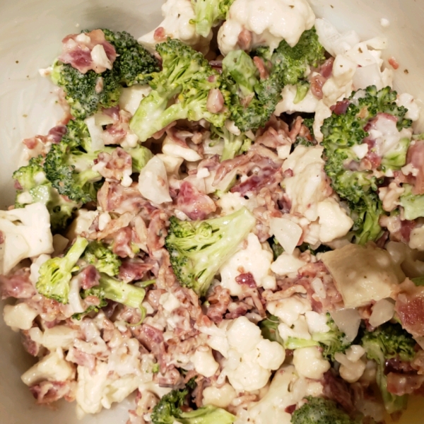 Barb's Broccoli-Cauliflower Salad