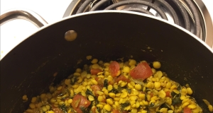 Mung Bean Dahl with Spinach