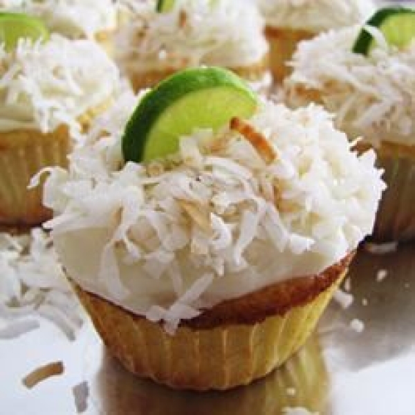 Key Lime-Coconut Cupcakes