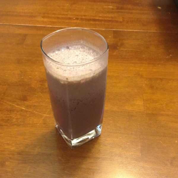 Chocolate and Blueberry Smoothie