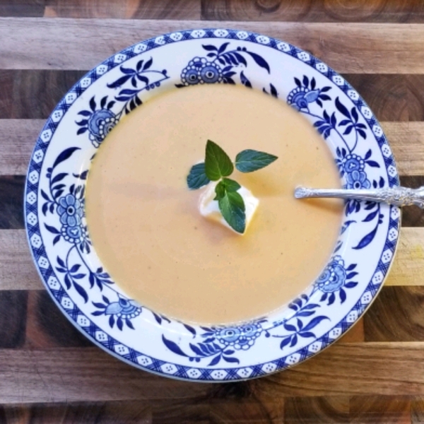 Butternut Squash Soup with Cream Cheese