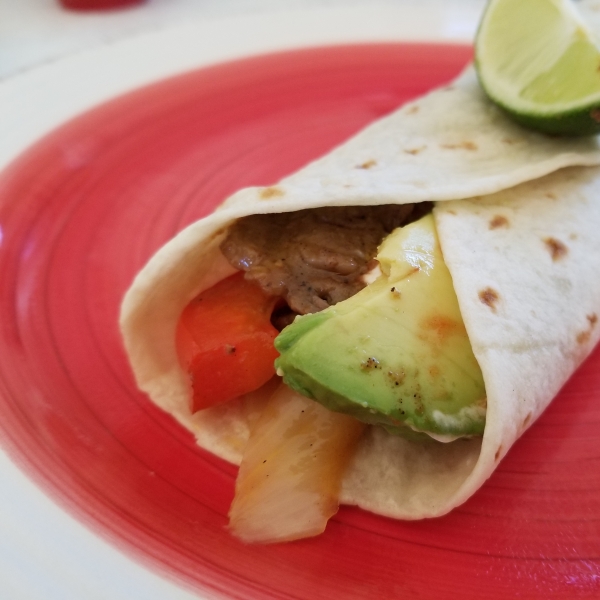 Spicy Beef Fajitas