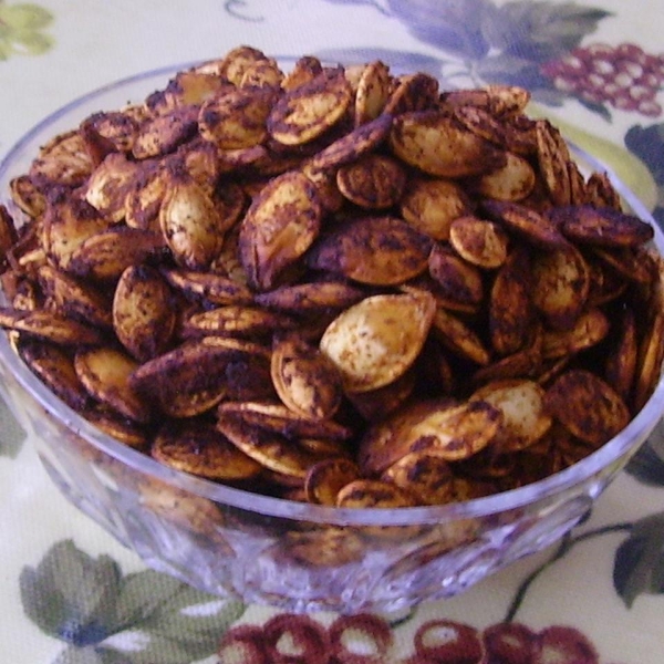 Toasted Pumpkin Seeds Teriyaki Cajun Style