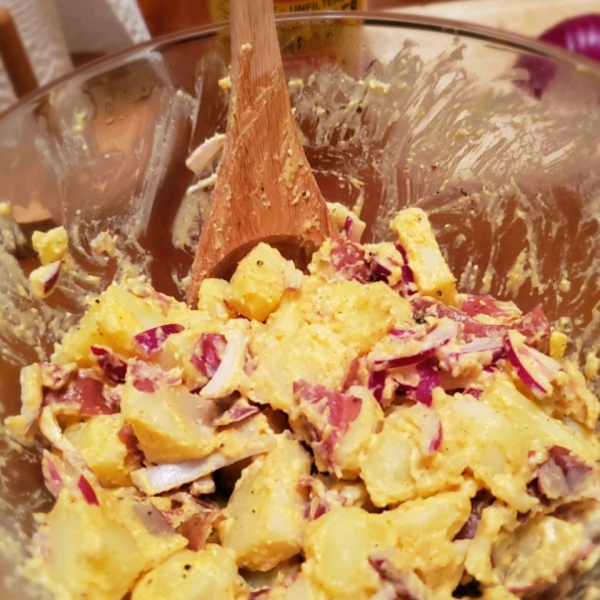 Warm Dijon Potato Salad