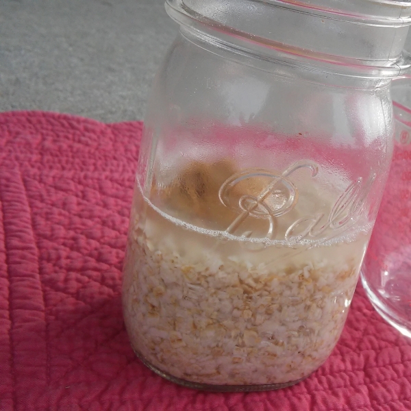 Night-Before Oatmeal-In-A-Jar