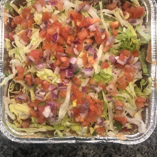 Taco Dip with Refried Beans