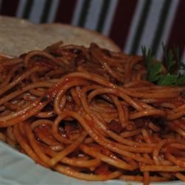 Spaghetti Al Amatraciana