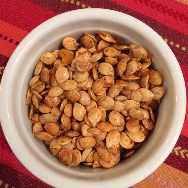 Roasted Winter Squash Seeds