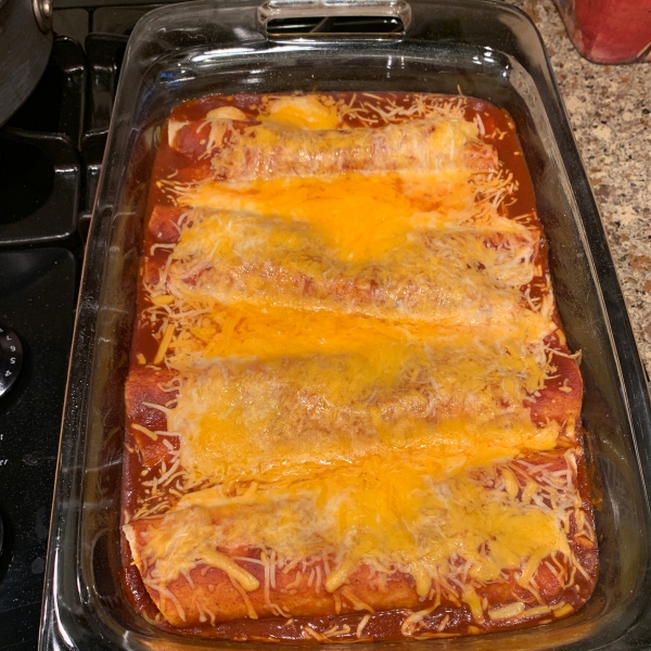 Quick Seafood Enchiladas