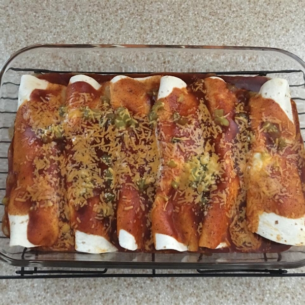 Quick Seafood Enchiladas