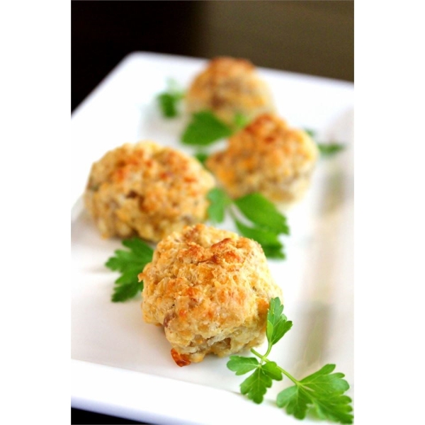 Parmesan and Parsley Sausage Ball Appetizer