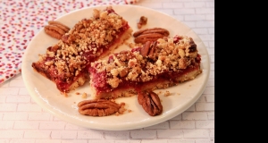 Keto Cranberry Streusel Bars