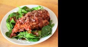 Juicy Chicken Breasts with Tomato-Shiraz Reduction