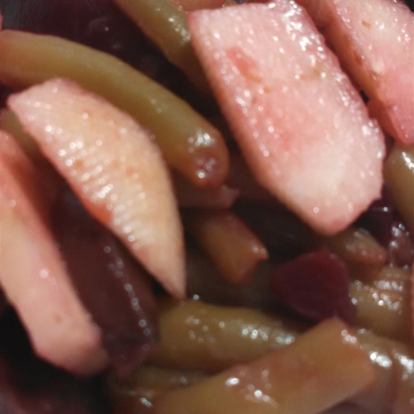 Beet, Bean and Apple Salad