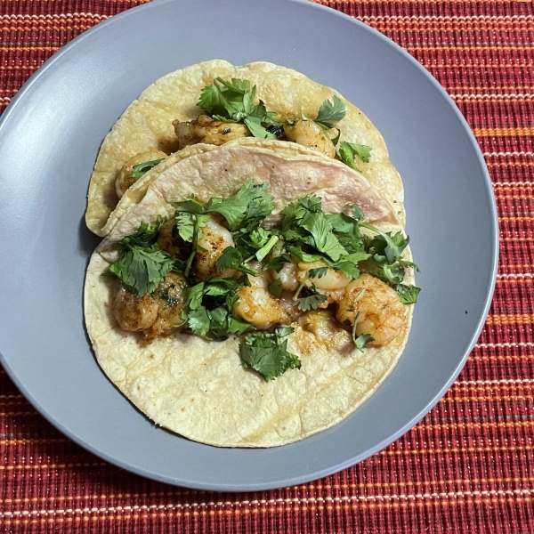 Cilantro Shrimp Tacos